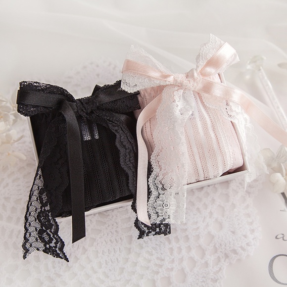 Light Pink Sweet Lolita Cotton Panties. Cute mid rise Panties. 26" to 38" waist. - Picture 11 of 14